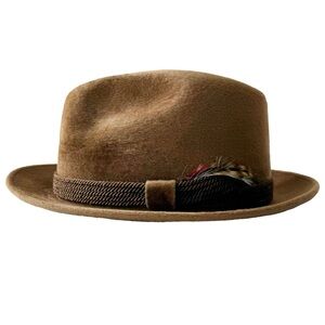 Flechet Fur Velour Fedora | 7 3/8 (Large)